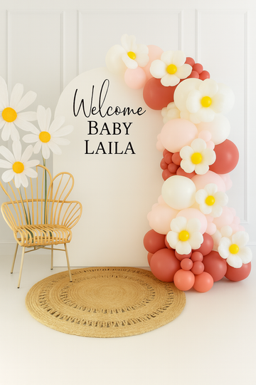 🌼 Daisy Shower Balloon Garland Bundle 🌼